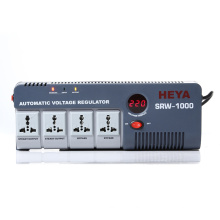 500VA Socket Relay Type AC Automatic Voltage Regulator Stabilizers AVR With Universal Sockets
